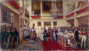 Die Hochzeit von König Leopold I. mit der Prinzessin von Orléans, zwischen 1833 und 1837