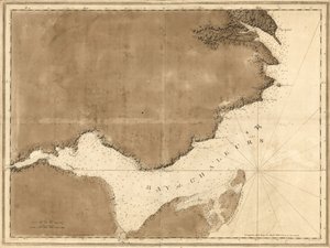 Der Atlantische Neptun, veröffentlicht für die Nutzung der Royal Navy von Großbritannien