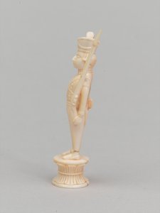 Weißer Bauer, Schachfigur, Indien, um 1820 von Joseph Felix Bouchor