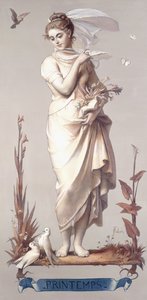 Die vier Jahreszeiten - Frühling, 1873-74
