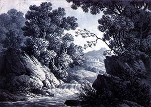 Landschaftsskizzen von Joseph Francis Burrel
