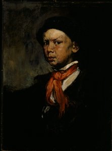 Der pfeifende Junge, ca. 1873 von Joseph Frank Currier