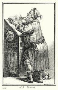 Lesen (Stich) von Joseph Franz von (after) Goez