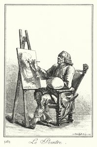 Der Maler (Gravur)
