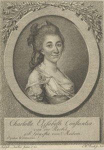 Porträt von Elisa von der Recke von Joseph Friedrich August Darbes