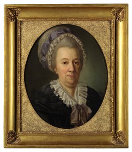 Porträt von Prinzessin Jekaterina Iwanowna Tscherkassowa 1727-1797, geb. Hedvig Elisabeth von Biron, 1781 von Joseph Friedrich August Darbes