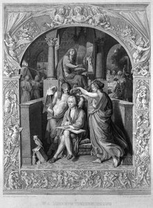Die Verherrlichung von Wolfgang Amadeus Mozart von Joseph Führich Ritter von