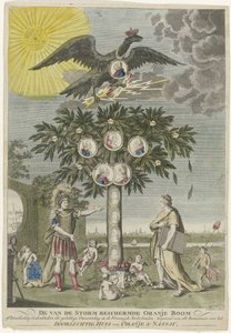 Allegorie auf die Wiederherstellung von Statthalter Wilhelm V (Kopie), 1787