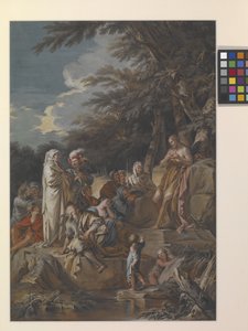 Johannes predigt in der Wüste von Joseph Goupy