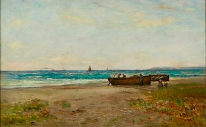 Boote pflegen, Ayrshire Küste von Joseph Henderson