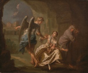 Der Engel der Barmherzigkeit von Joseph Highmore
