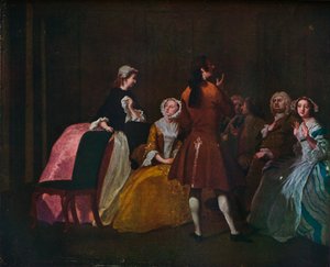 Die Familie Harlowe, aus Samuel Richardsons Clarissa, um 1745 von Joseph Highmore