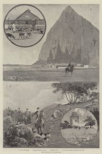 Die Calpe Jagd, in Gibraltar von Joseph Holland Tringham