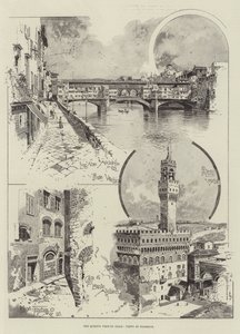 Der Besuch der Königin in Italien, Ansichten von Florenz von Joseph Holland Tringham