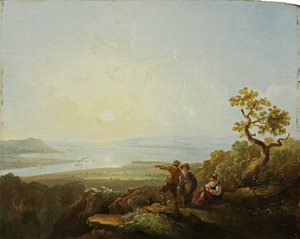 Der Avon, Blick Richtung Portishead von Joseph Horlor