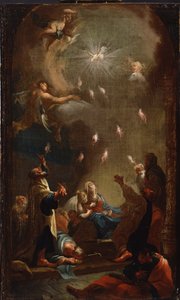 Der Abstieg des Heiligen Geistes Pfingsten, ca. 1750