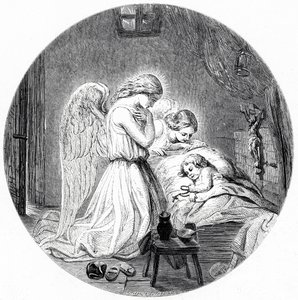 Das Flüstern des Engels (Stich) von Joseph John Jenkins