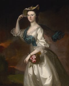 Porträt von Abigail Erving Scott, 1760 von Joseph Jonathan Blackburn