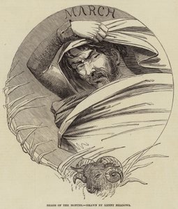 Köpfe der Monate von Joseph Kenny Meadows
