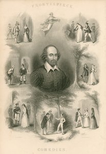 Shakespeares Komödien - Frontispiz von Joseph Kenny Meadows