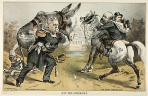 Nur der Unterschied, aus Puck von Joseph Keppler