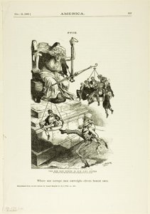 Die Macht eines Mannes in unserem Jury-System, aus Puck von Joseph Keppler