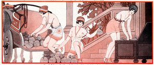 Was war, in der olympischen Periode, Le Prix de Diane - Vollständige Rennergebnisse - Illustration aus la Vie Parisienne, 1927 von Joseph Kuhn Regnier