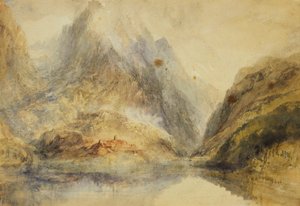 Schweizer Alpenlandschaft, ca. 1843 von Joseph Mallord William Turner