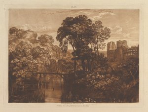 Berry Pomeroy Castle, Liber Studiorum, Teil XII, Platte 58, 1. Januar 1816
