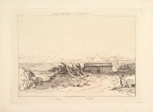 Fünfte Plage Ägyptens Liber Studiorum, Teil III, Tafel 16, 1808 von Joseph Mallord William Turner