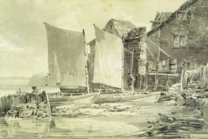 Fischerhütte, Dover von Joseph Mallord William Turner