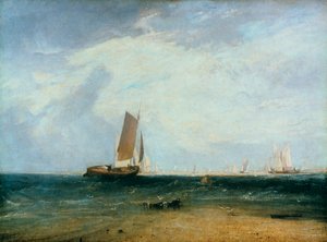 Fischen auf dem Blythe Sand, Flut setzt ein, 1809 von Joseph Mallord William Turner