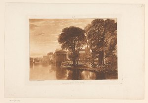 Ansicht von Isleworth von der Themse aus von Joseph Mallord William Turner