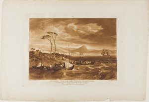 Inverary Castle und Stadt, Platte 65 aus Liber Studiorum von Joseph Mallord William Turner