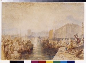 Le Havre: Sonnenuntergang