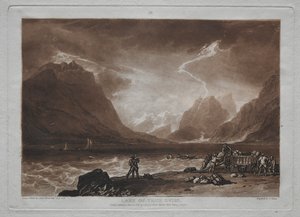 Liber Studiorum: Thunersee, Schweiz von Joseph Mallord William Turner