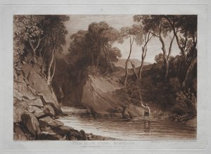 Liber Studiorum: Nahe Blain Athol, Schottland von Joseph Mallord William Turner