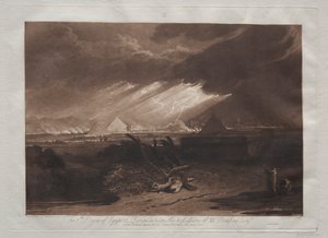 Liber Studiorum: Die fünfte Plage Ägyptens von Joseph Mallord William Turner
