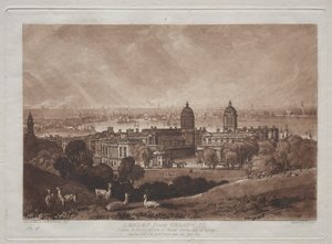 London von Greenwich von Joseph Mallord William Turner
