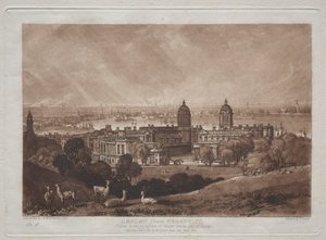 London von Greenwich von Joseph Mallord William Turner
