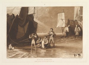 Marine Dabblers Liber Studiorum, Teil VI, Tafel 29 von Joseph Mallord William Turner