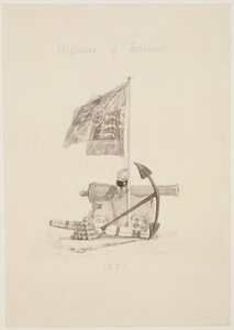 Nr. 0567 Häfen von England, Entwurf für die Titelseite eines Buches, 1825