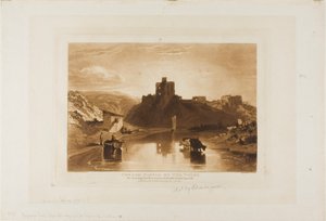 Norham Castle, Platte 57 aus Liber Studiorum