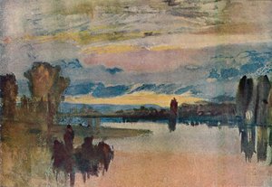 Am See in Petworth - Abend, 1909
