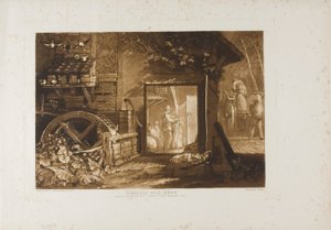 Pembury-Mühle, Kent, Platte 12 aus Liber Studiorum von Joseph Mallord William Turner
