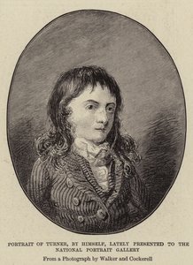 Porträt von Turner, von ihm selbst, kürzlich der National Portrait Gallery geschenkt