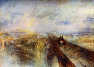 Regen, Dampf und Geschwindigkeit - die Great Western Railway, um 1844, 1912