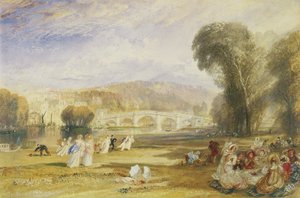 Richmond Hill und Brücke, Surrey, ca. 1831 von Joseph Mallord William Turner