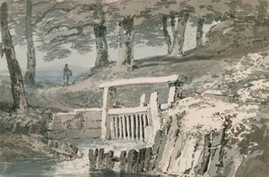 Schleusentor, Netley Abbey, Hampshire von Joseph Mallord William Turner