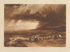 Solway Moss Liber Studiorum, Teil XI, Platte 52, 1. Januar 1816 von Joseph Mallord William Turner
